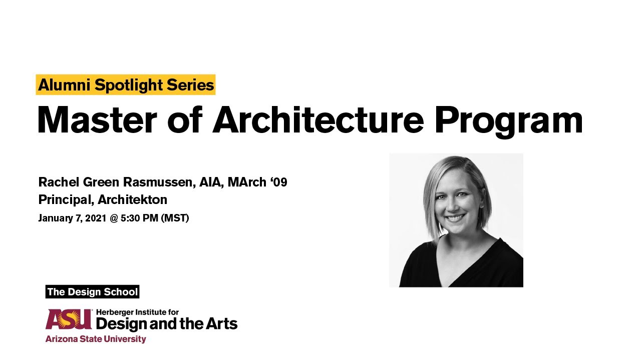 Alumni Spotlight: Master of Architecture Program with Rachel Green Rasmussen