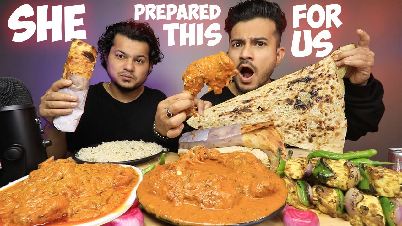 SUBSCRIBER MADE THIS FOR US | CHICKEN MAKHANI, CHICKEN LABABDAR, PANEER TIKKA, BUTTER NAAN, RICE ETC