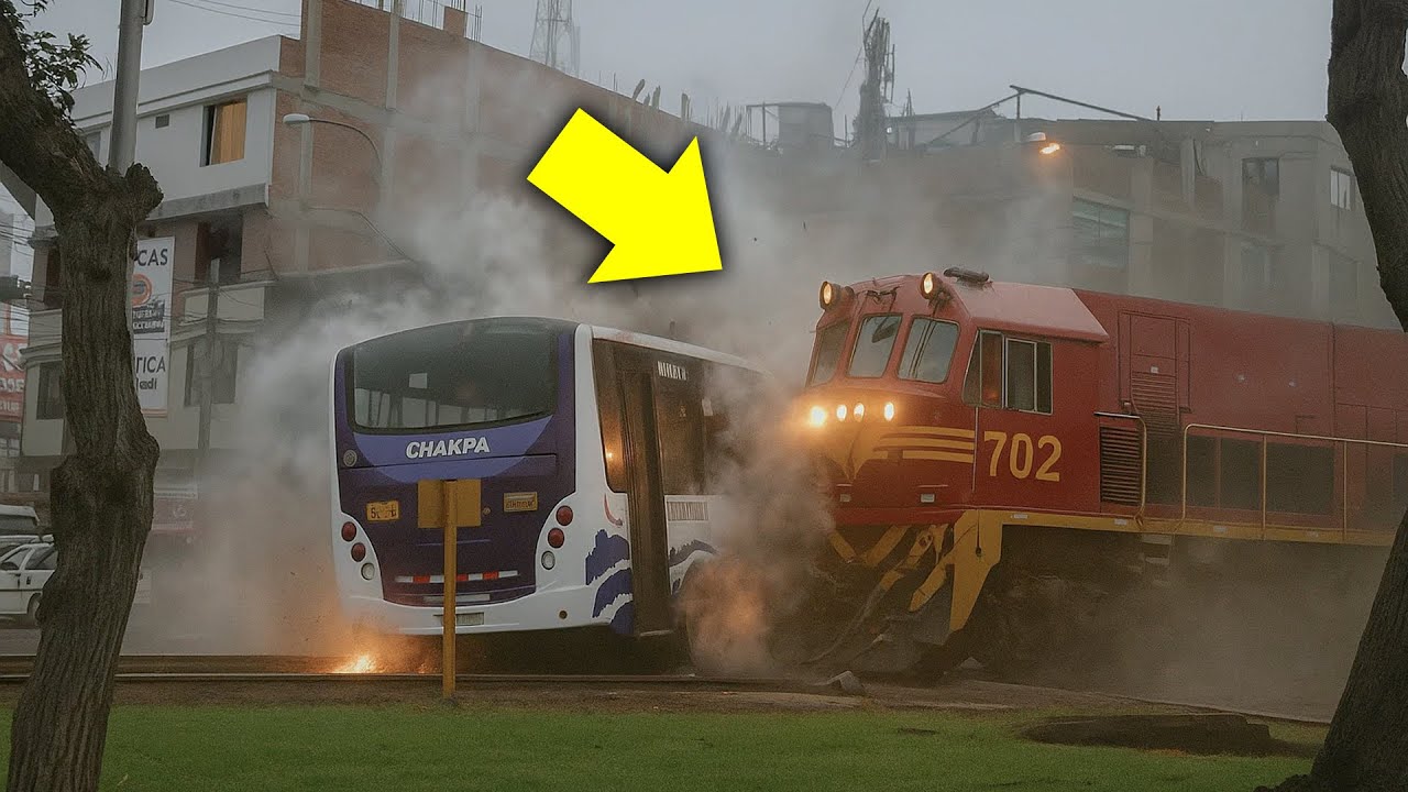 Train Accident Recorded on Camera