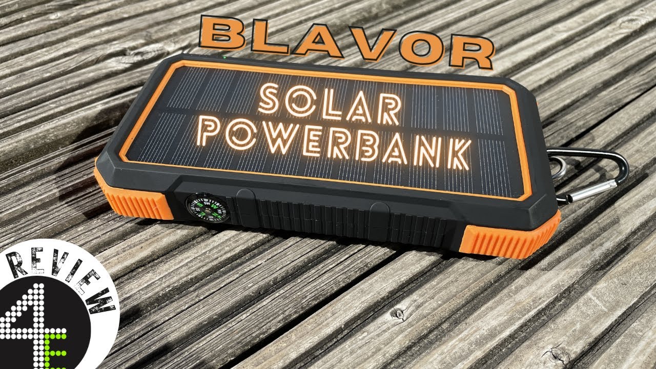 Blavor Solar Powerbank Review | Die outdoor 20.000 mAh Powerbank bei uns im Test.