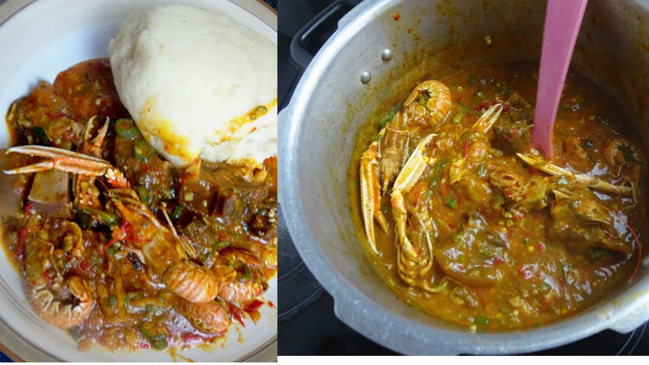 Come And Cook Okra, Ogbono Soup With Me / Very Delicious Ogbono😋