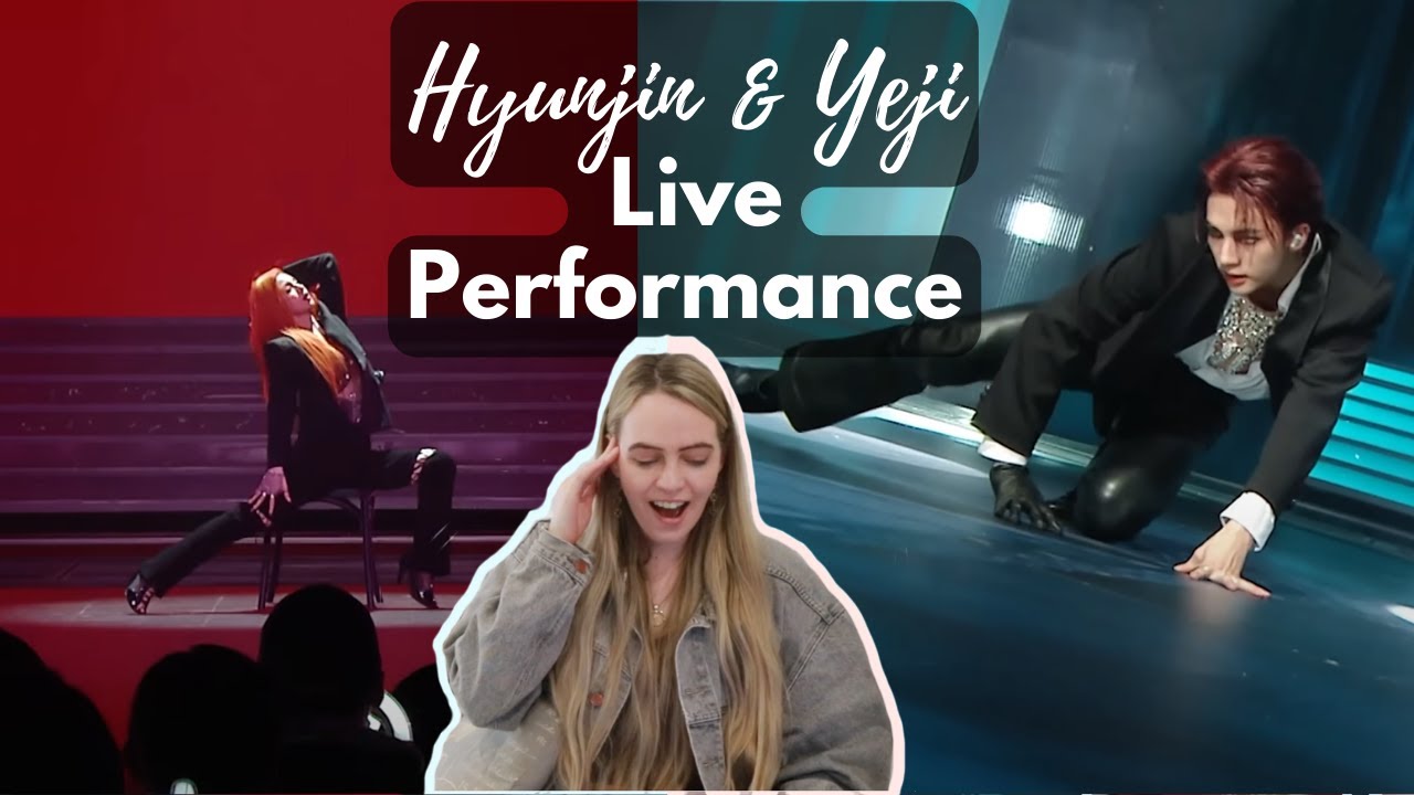 PLAY WITH FIRE & RIVER COMBO?!   Reacting to Hyunjin & Yeji's LIVE STAGE PERFORMANCE