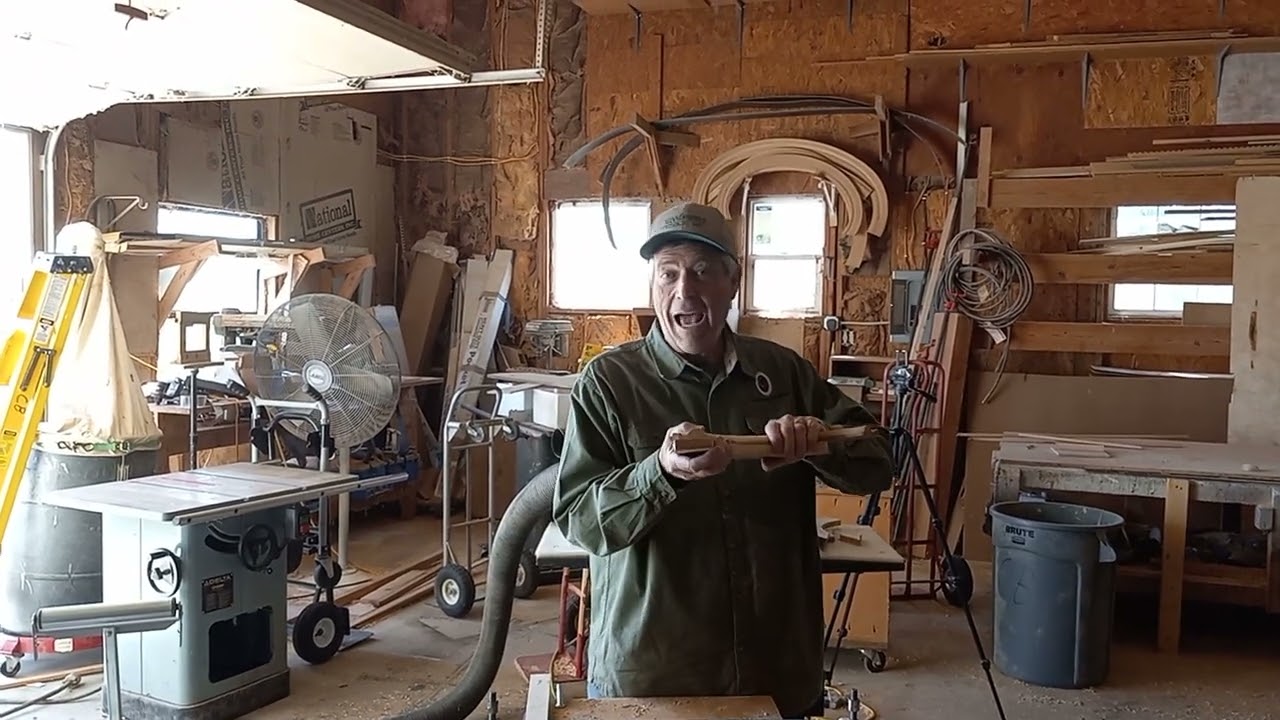 Making curved railing with the Woodmaster by Gary Striegler