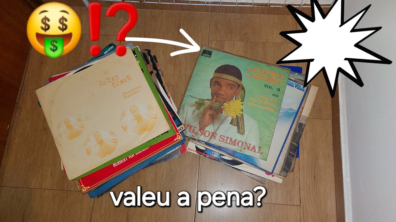 COMPREI UM LOTE GIGANTESCO DE DISCOS DE VINIL *VALEU A PENA?*