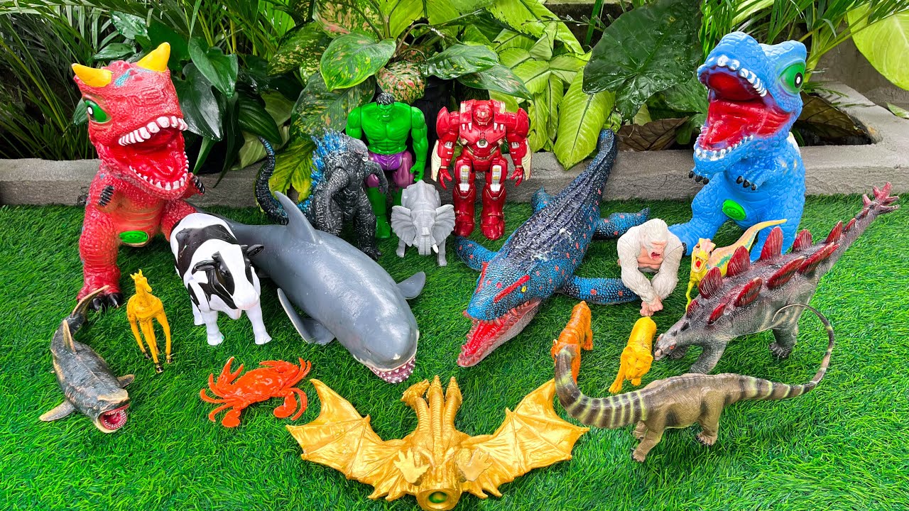 Dinosaurus Jurassic World Dominion: T-rex/ Brachiosaurus/ Skibidi/ Spider-Man/ KingKong/ KingGidorah
