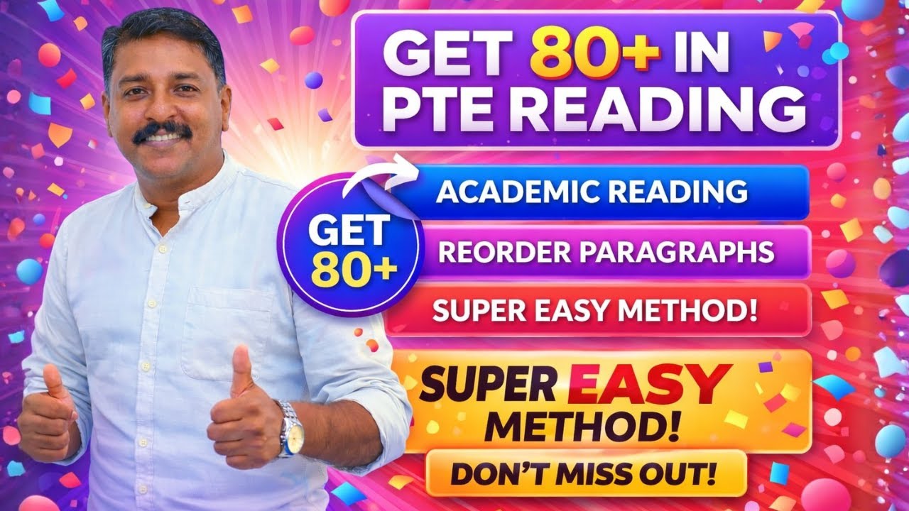 PTE Academic Reading HACKS: Reorder Paragraphs like a PRO in 15 Minutes