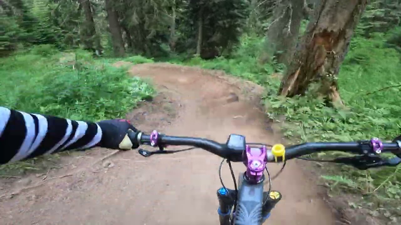 rocky trail borovets bike park