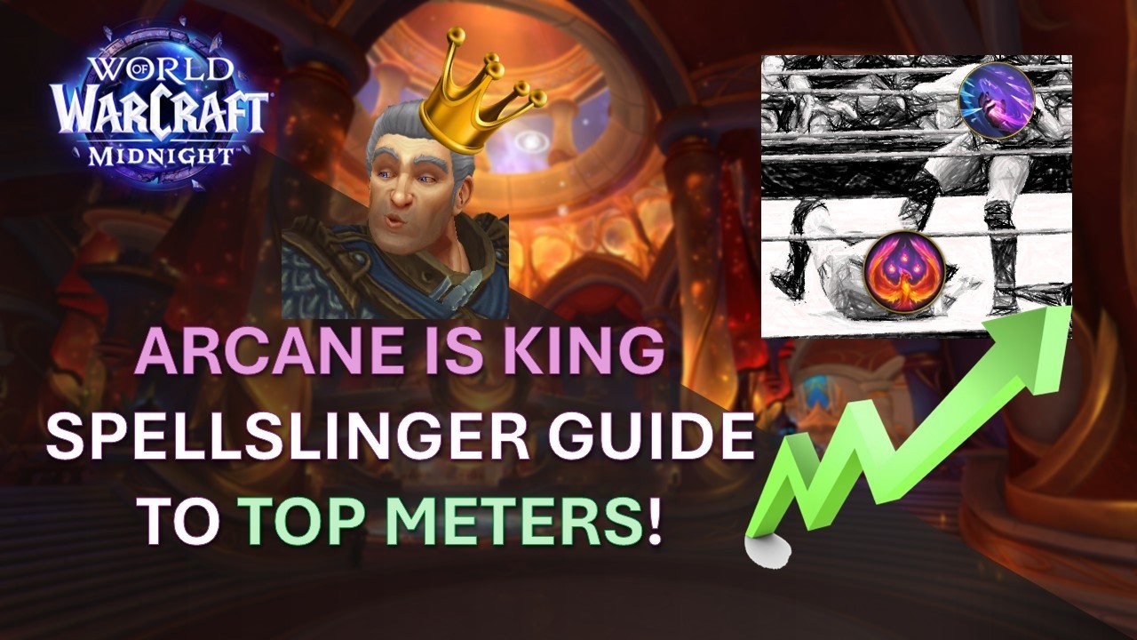 [NEW] Arcane Mage Spellslinger Guide – Midnight Pre-Patch Rotation, Talents & Burst Explained