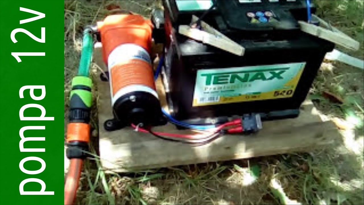 pompa 12 V autoclave per irrigazione giardino e altri utilizzi.