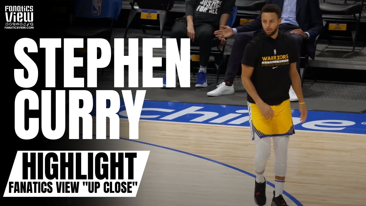 Stephen Curry INSANE Court Workout, Splashes 3-Pointers Like Layups | Fanatics View 