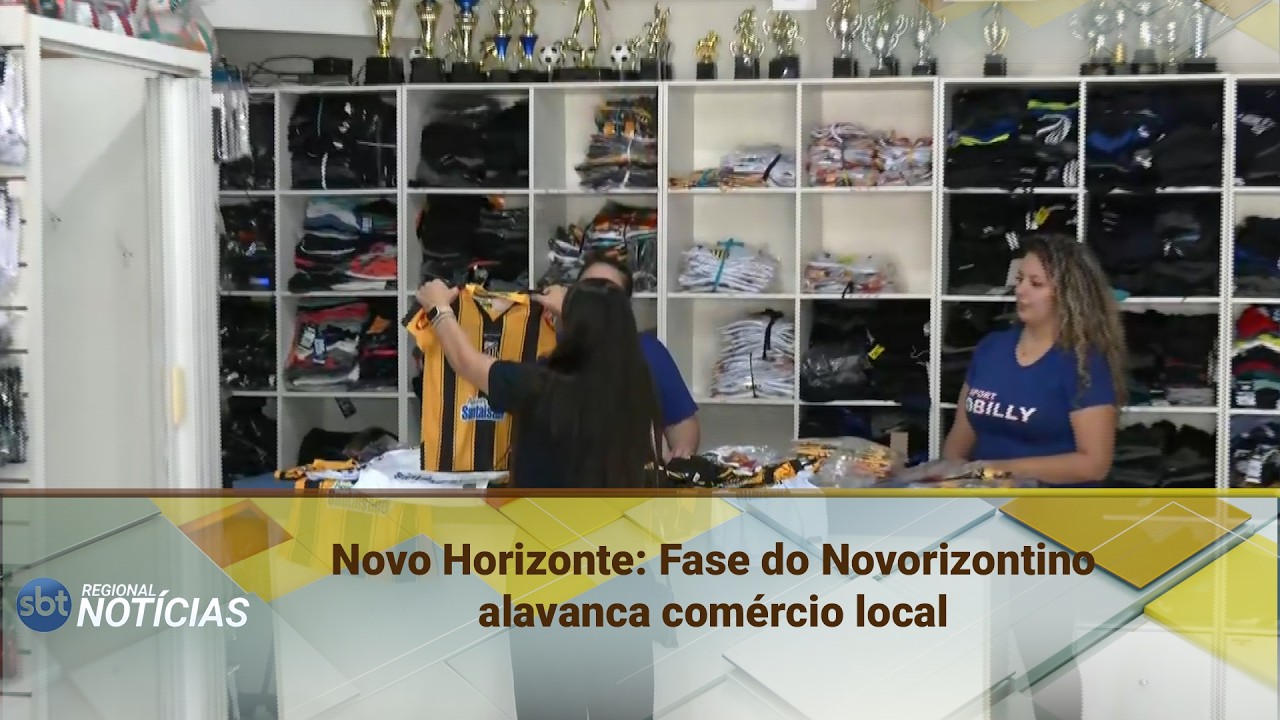Novo Horizonte: Fase do Novorizontino alavanca comércio local (03/03/2026)