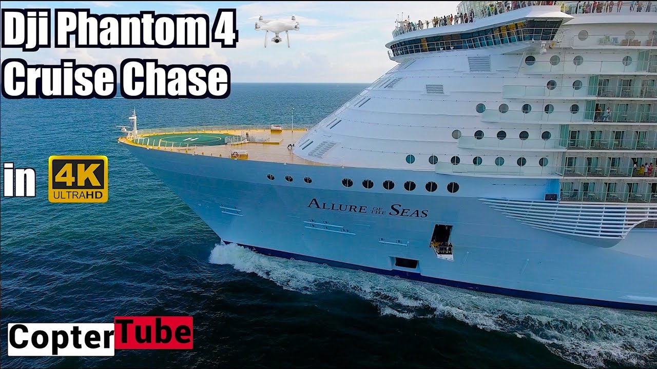 Dji phantom 4 4K lonnng range live cruise ship chase 🛳 🚁 LIVE BROADCAST 10-2-16