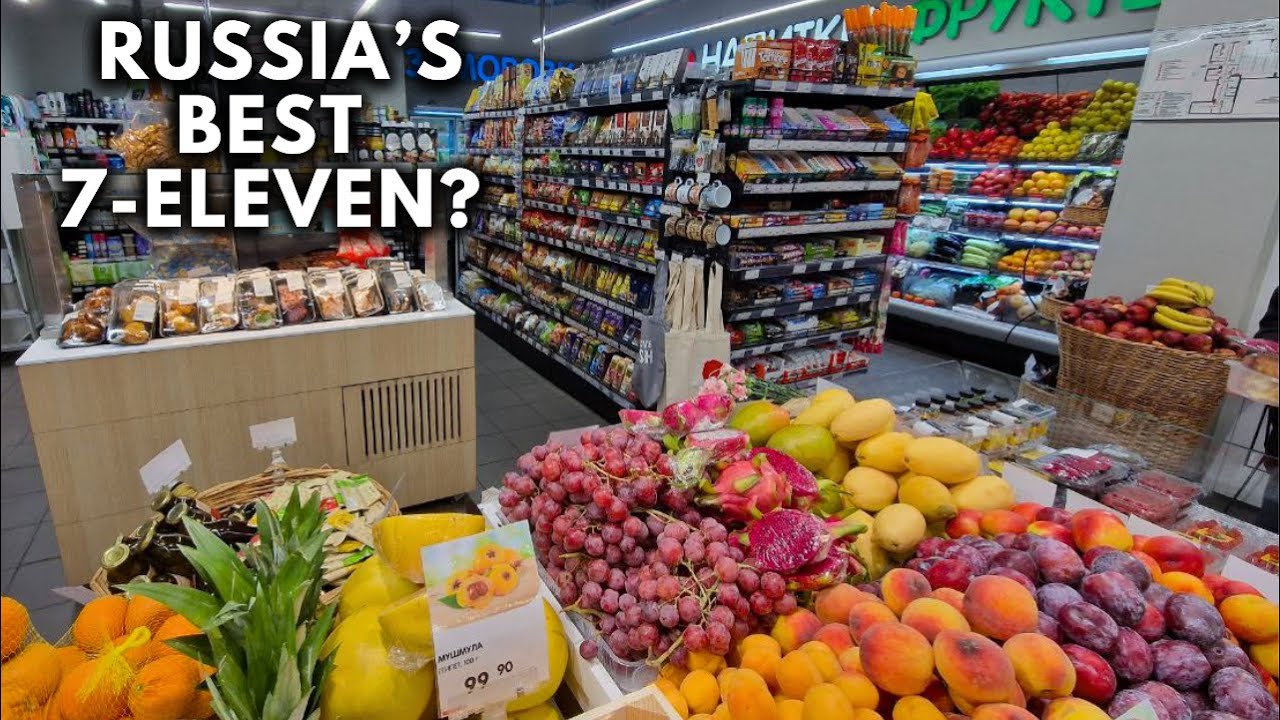 Russian TYPICAL (7-Eleven Style) Supermarket: Eurospar