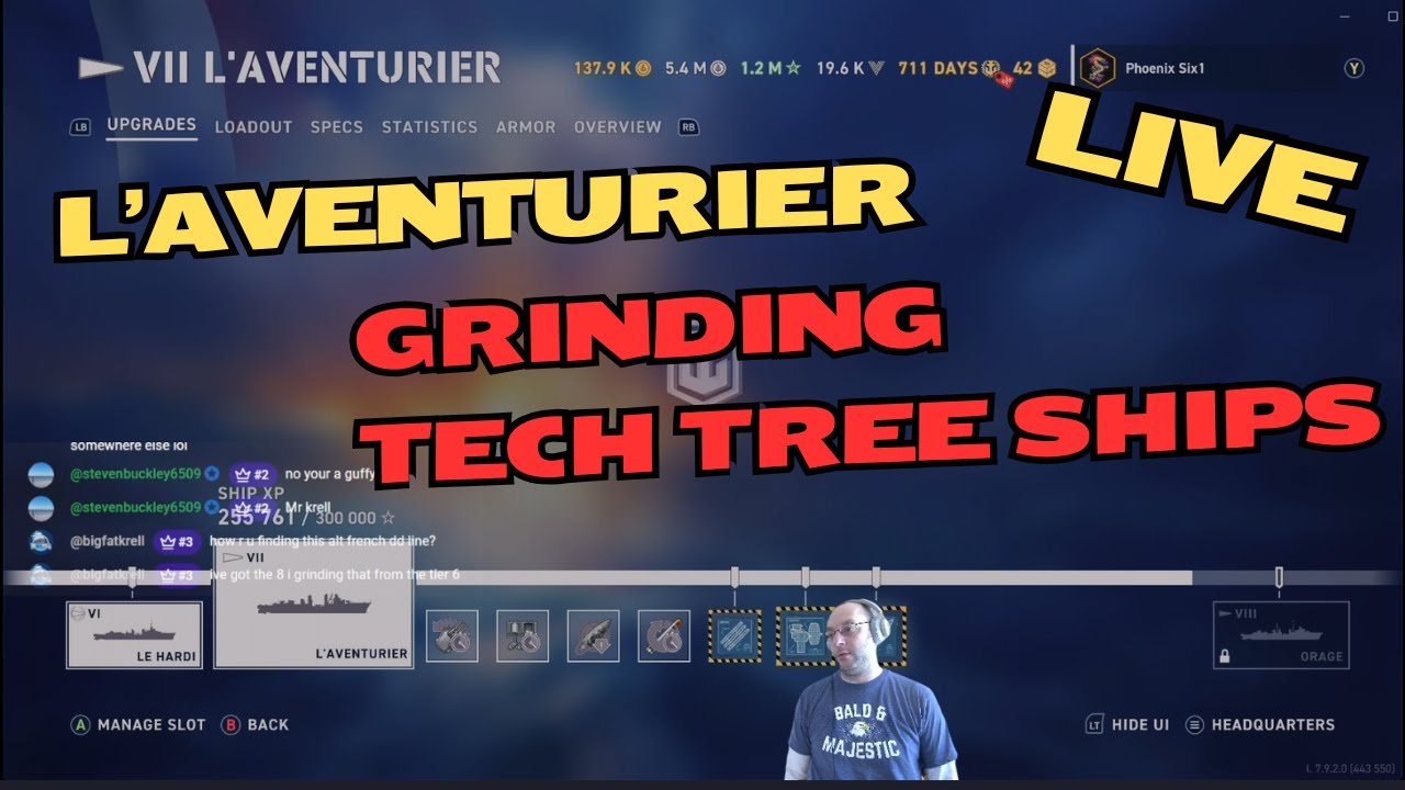 Grinding French Destroyers - Live Replays - World of Warships Legends