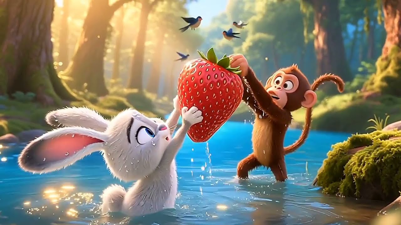 Bunoo & The Monkey | Magical Strawberry Fight Gone Funny! 🍓😂