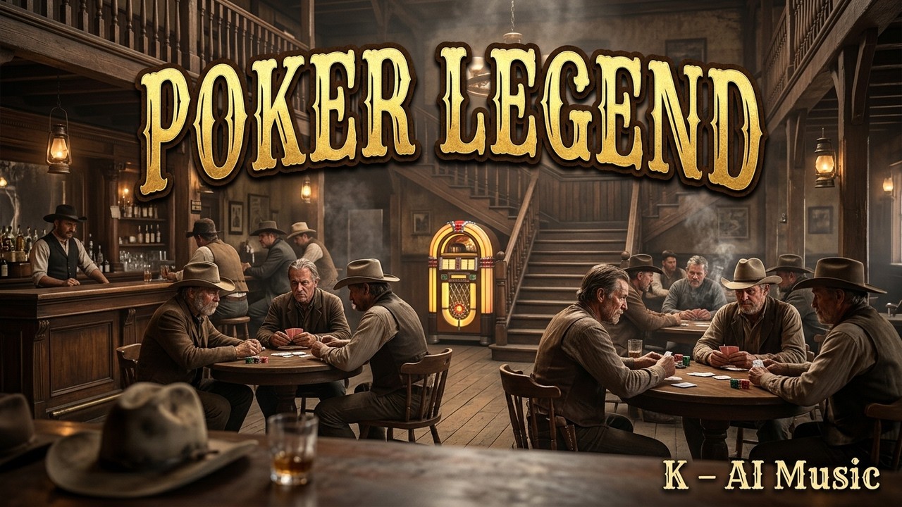 Poker Legend | K - AI Music [Official AI Country / Rock Music Video]