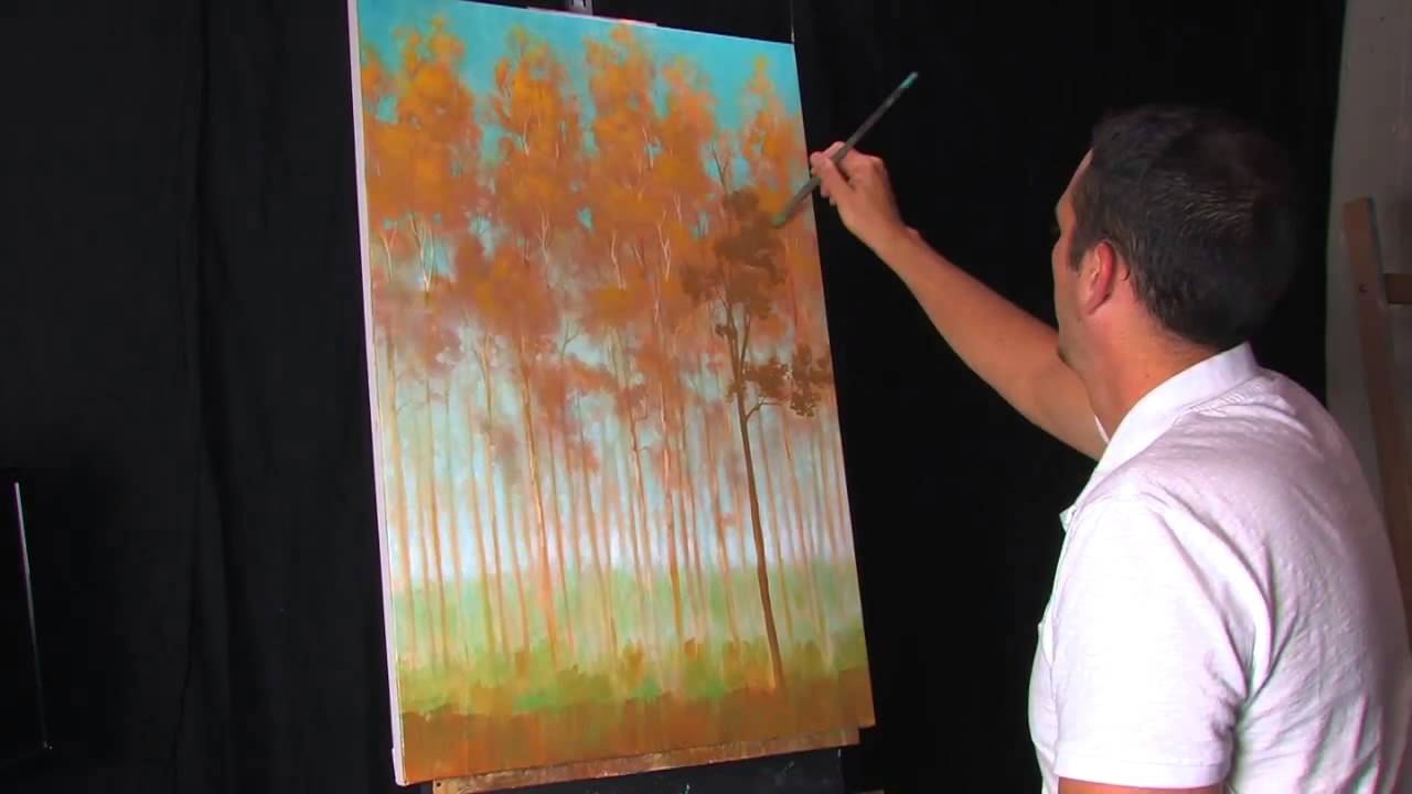 Time Lapse Acrylic Landscape Painting by Tim Gagnon Gathered For The Change