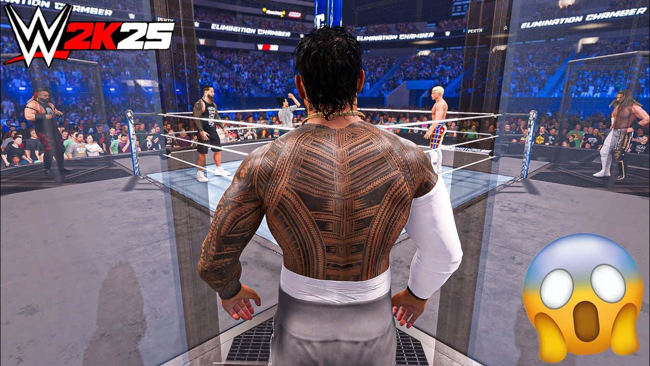 WWE 2K25 Elimination Chamber 2026: Полный матч - Геймплей