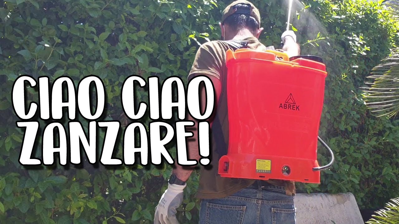 TRATTEMENTO NATURALE CONTRO LE ZANZARE PER GIARDINO E ORTO