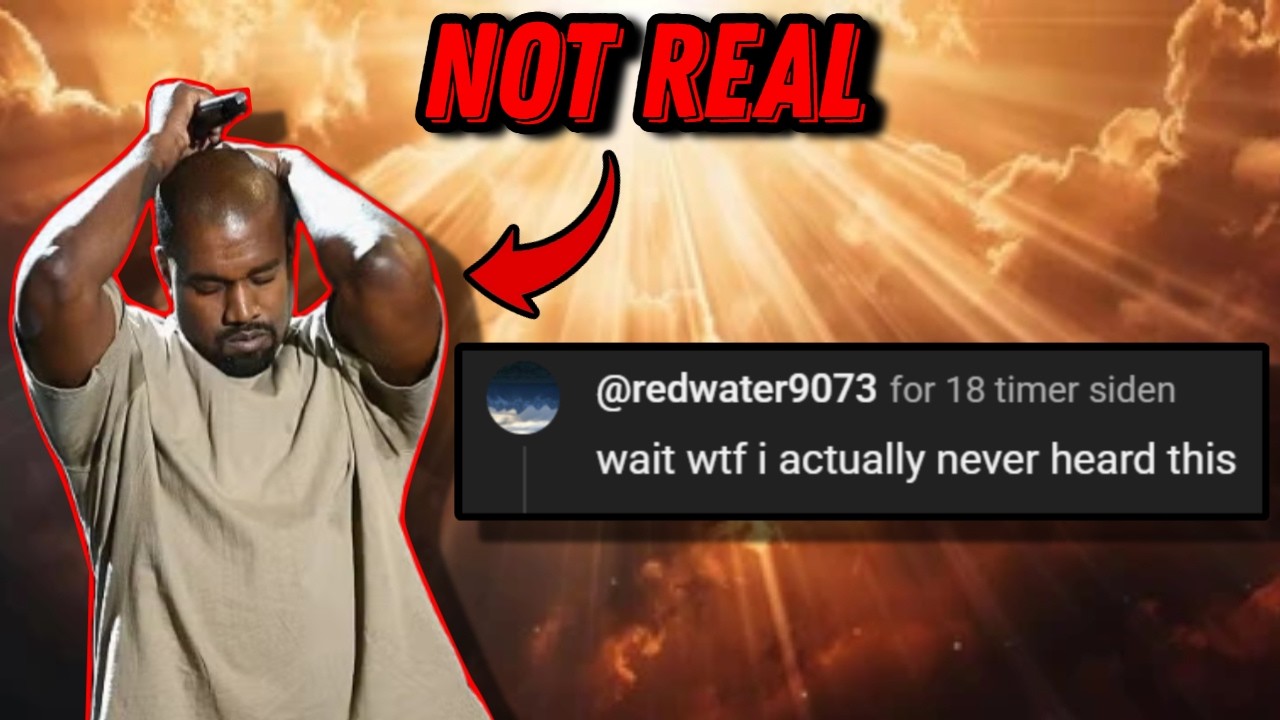 I Made a Fake Kanye Song And NOBODY Noticed
