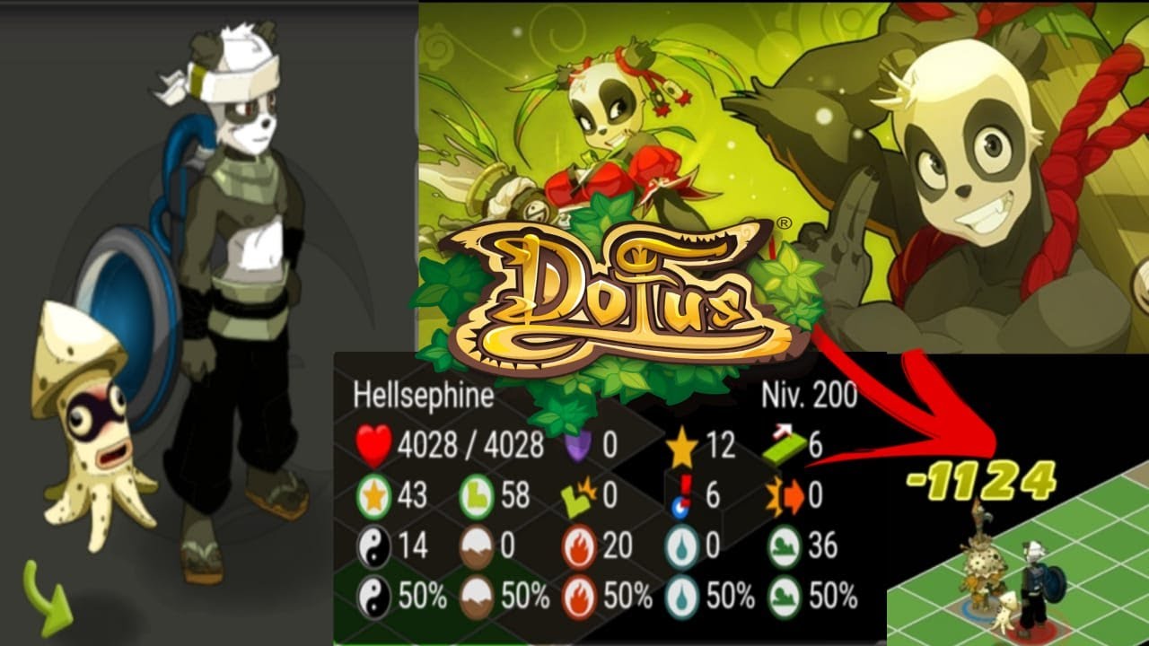 Presentación  PANDAWA lvl 200 12/6 Full Suerte [ DOFUS TOUCH]