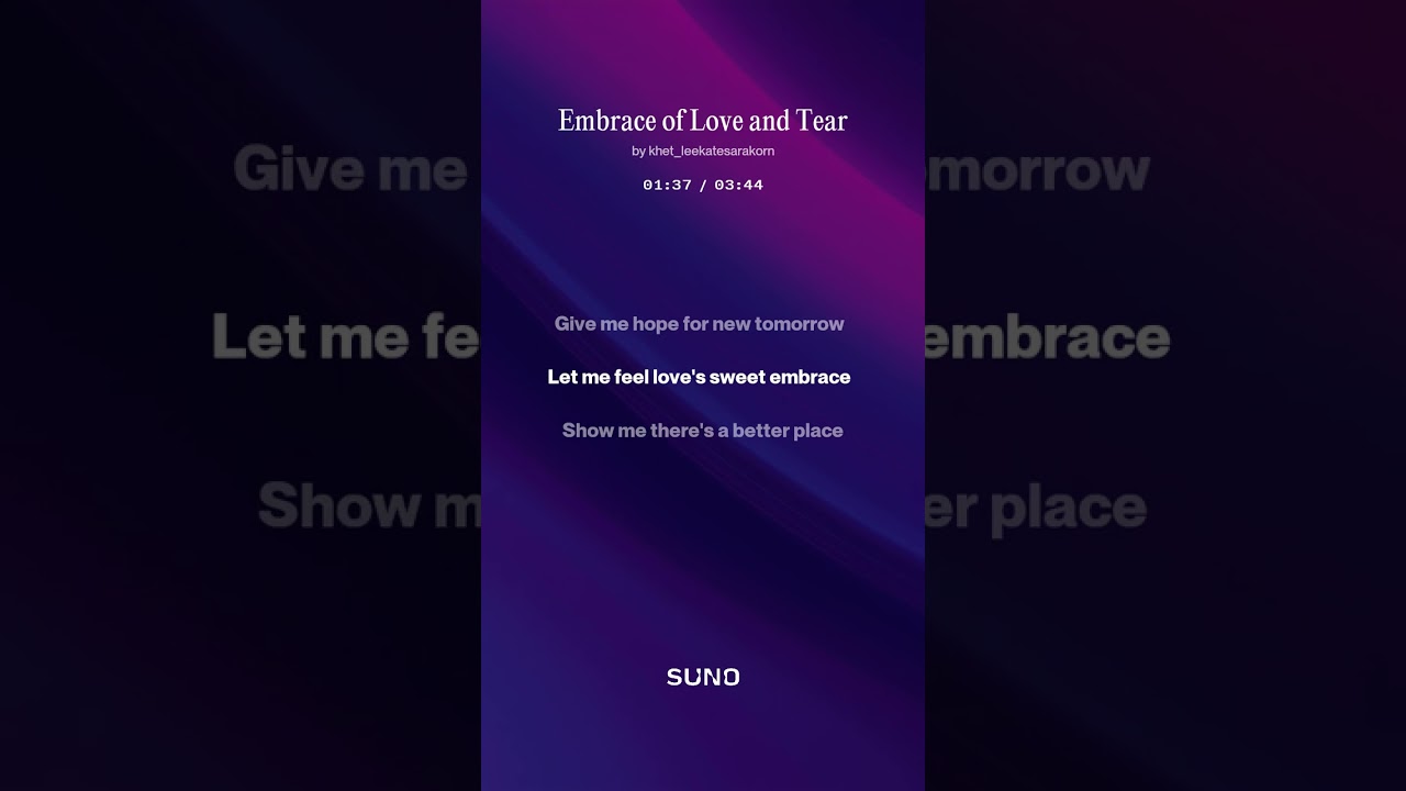 Embrace of Love and Tear Female Vocal