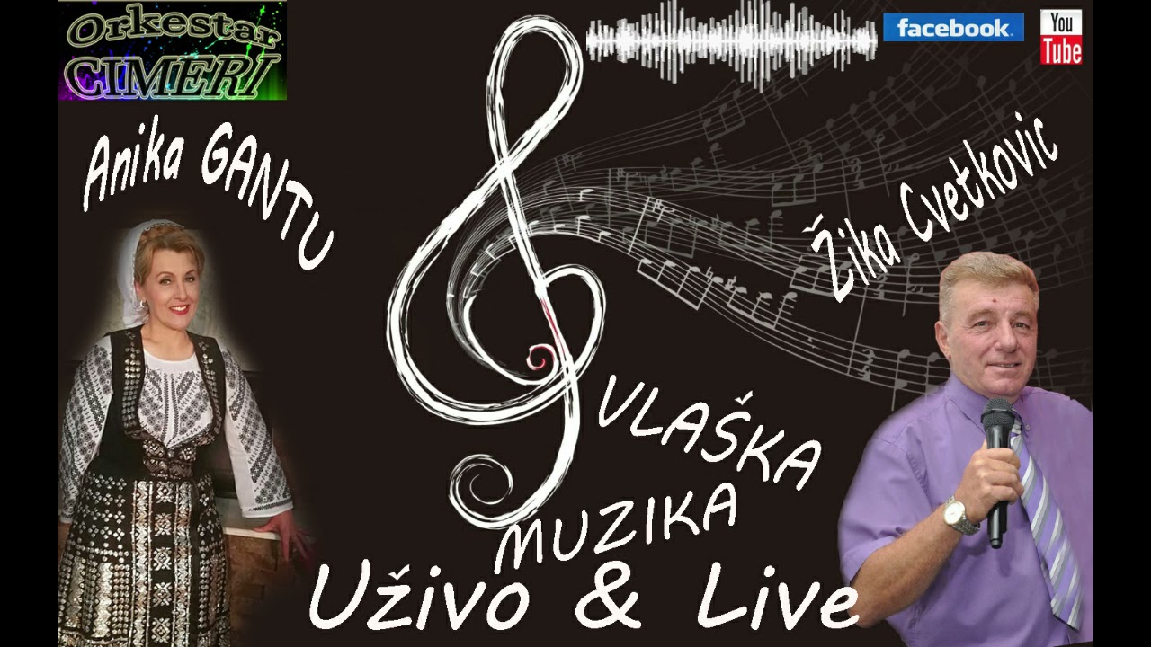 ZIKA CVETKOVIC i ANIKA GANTU UZ ORKESTAR CIMERI UZIVO SA VESELJA SNIMANO