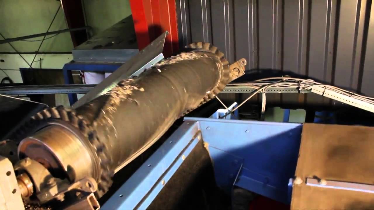 Recycling of tyre - cleaning of steel fraction
