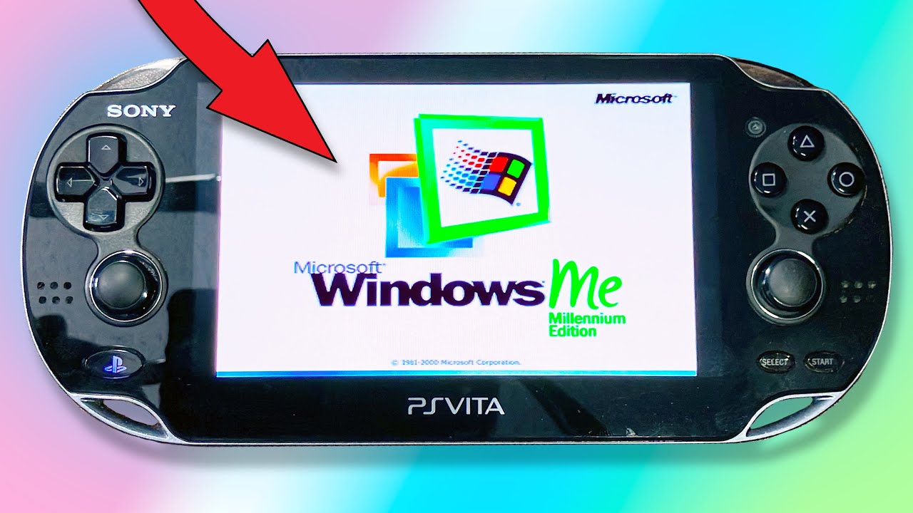 Installing Windows Me on a PlayStation Vita - Two Failures in One!