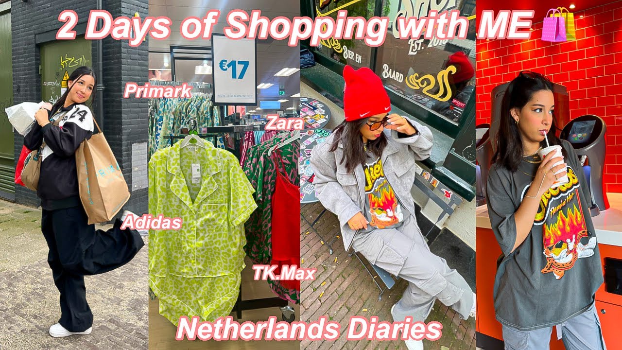 VLOG | 2 Days of Shopping with ME in Netherlands 🇳🇱 يومين ديال التسوق بهولندا