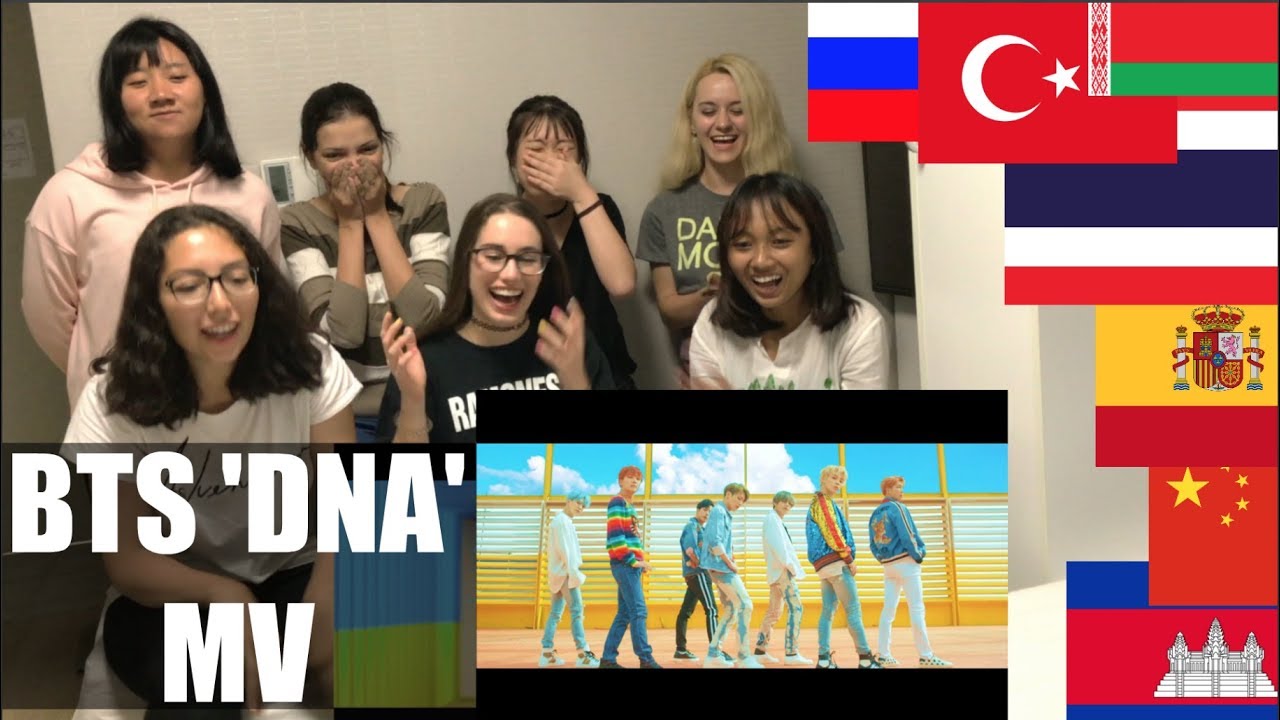 [International Fans React] BTS - 'DNA' MV