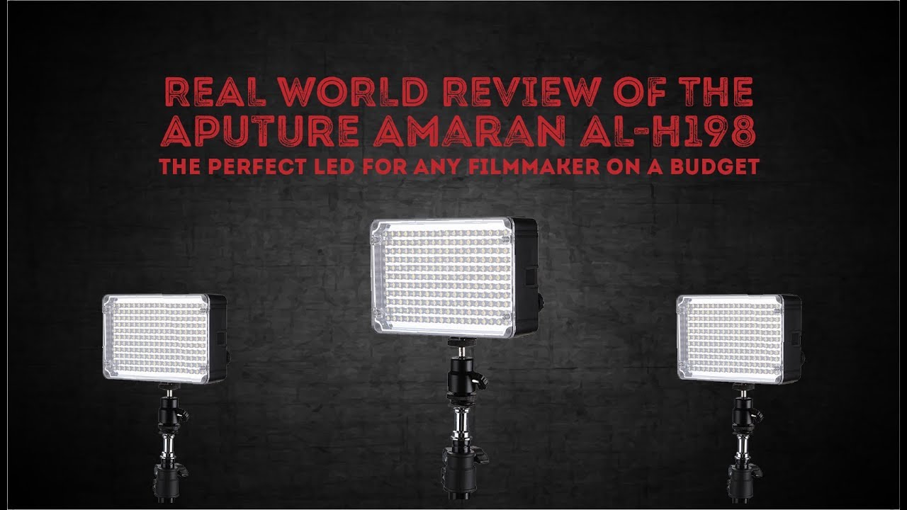 Aputure Amaran AL-H198 the perfect LED for any filmmaker on a budget