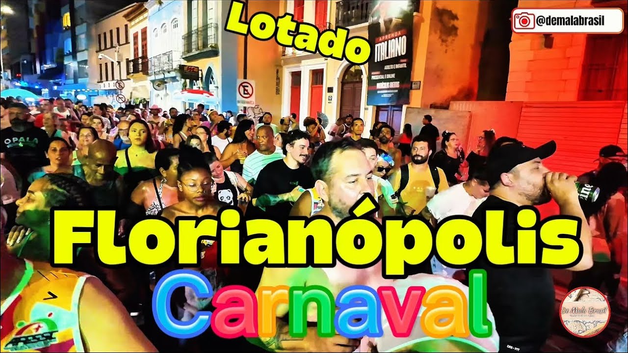 🇧🇷Bloco ENTERRO DA TRISTEZA – Carnaval de Rua em Florianópolis com Muito Trio Elétrico e Folia! 🎭🎶