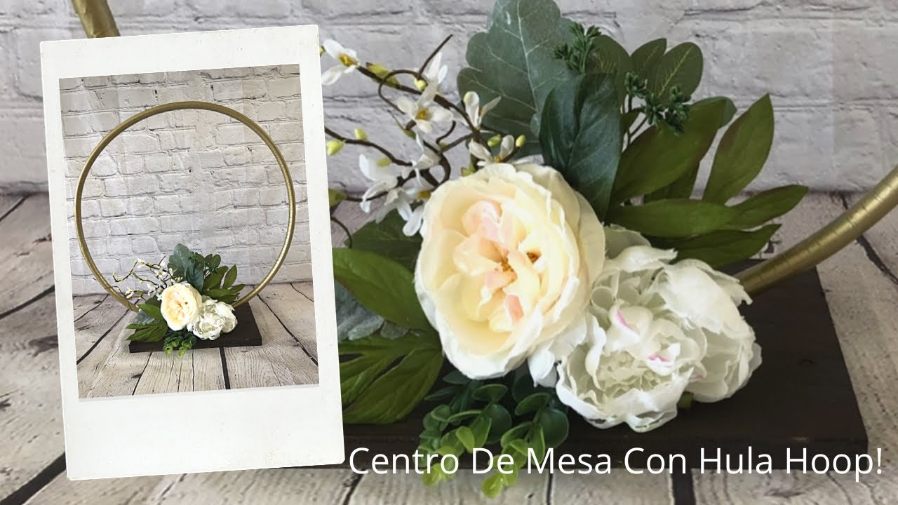 Centro De Mesa Hula Hoop //Hula Hoop Center piece