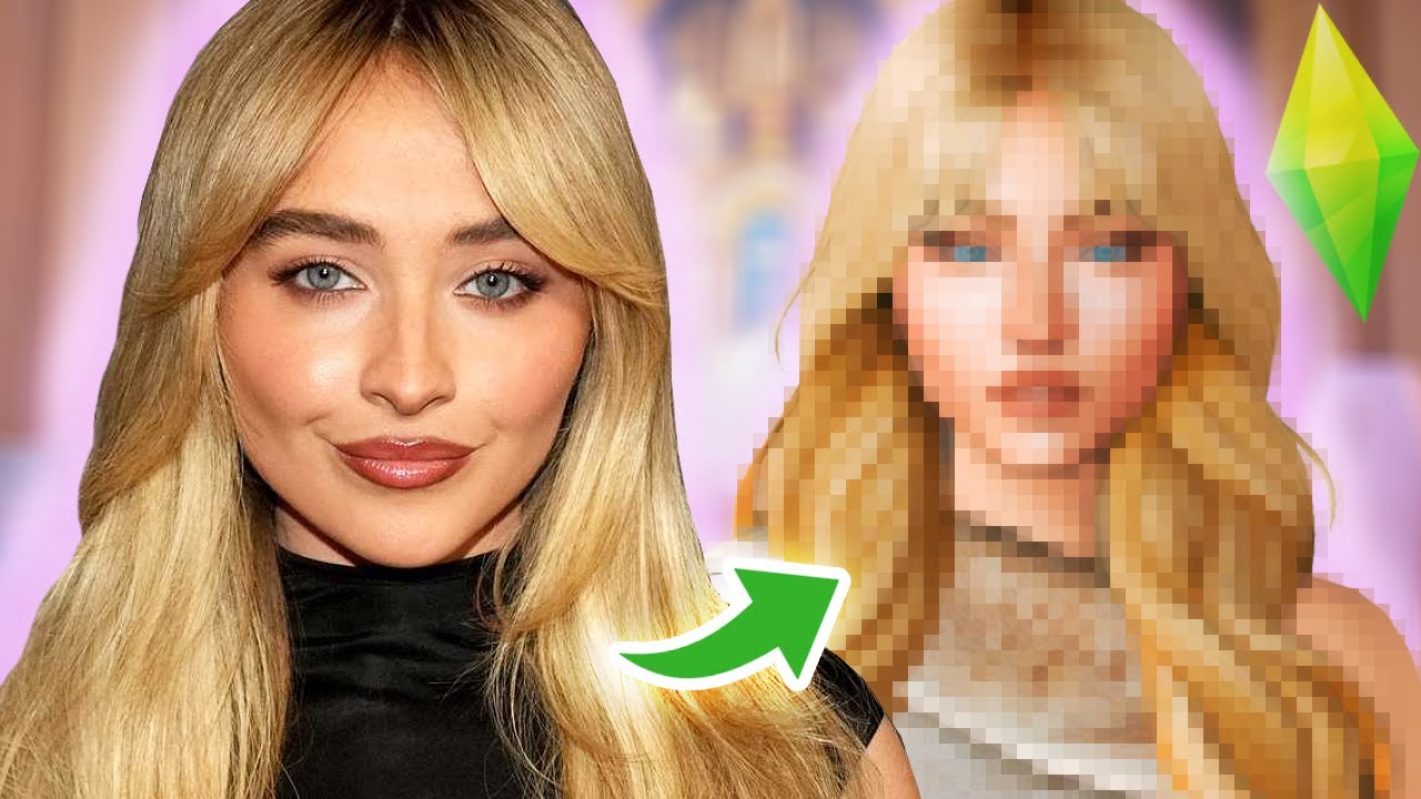 I made SABRINA CARPENTER in The Sims 4 and IT WAS SO SCARY!