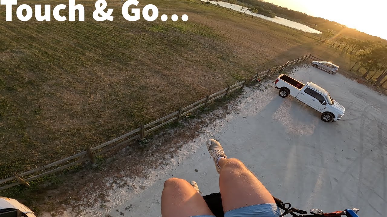 Practicing 15 Take off And Landings: Sunset Flying.