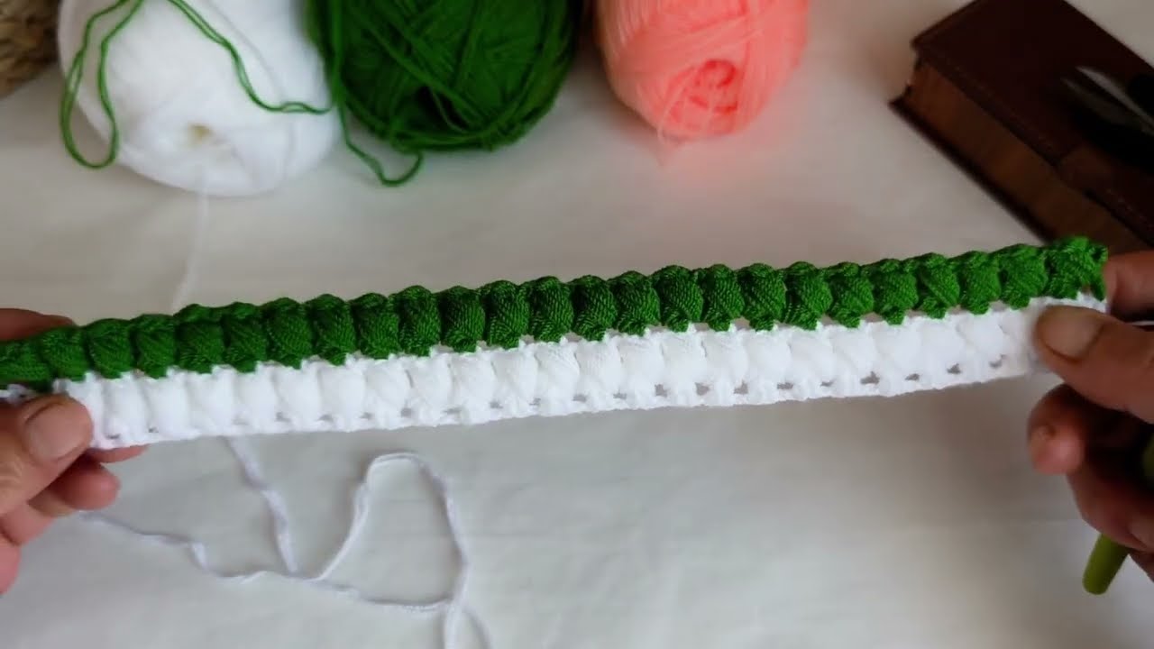 ✅çok kolay ve✅örmesi çok zevkli✅kare lif modeli 📌#elemeği #tasarımlif #knitting #crochet #örgü 