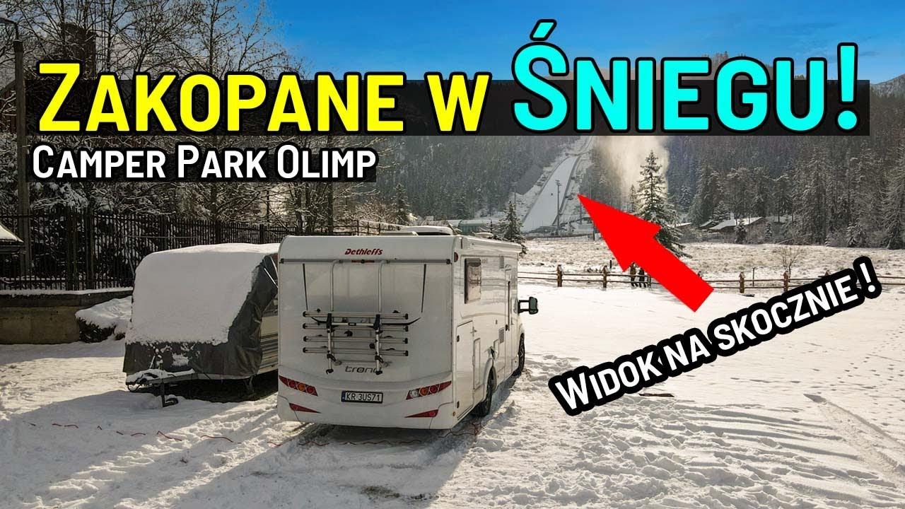 Zakopane, Śnieg, Kamper i Camper Park Olimp !