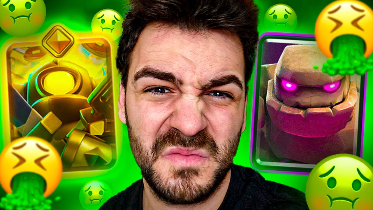 Descubrí el Mazo más Asqueroso de Golem con Mini Pekka Héroe!😂