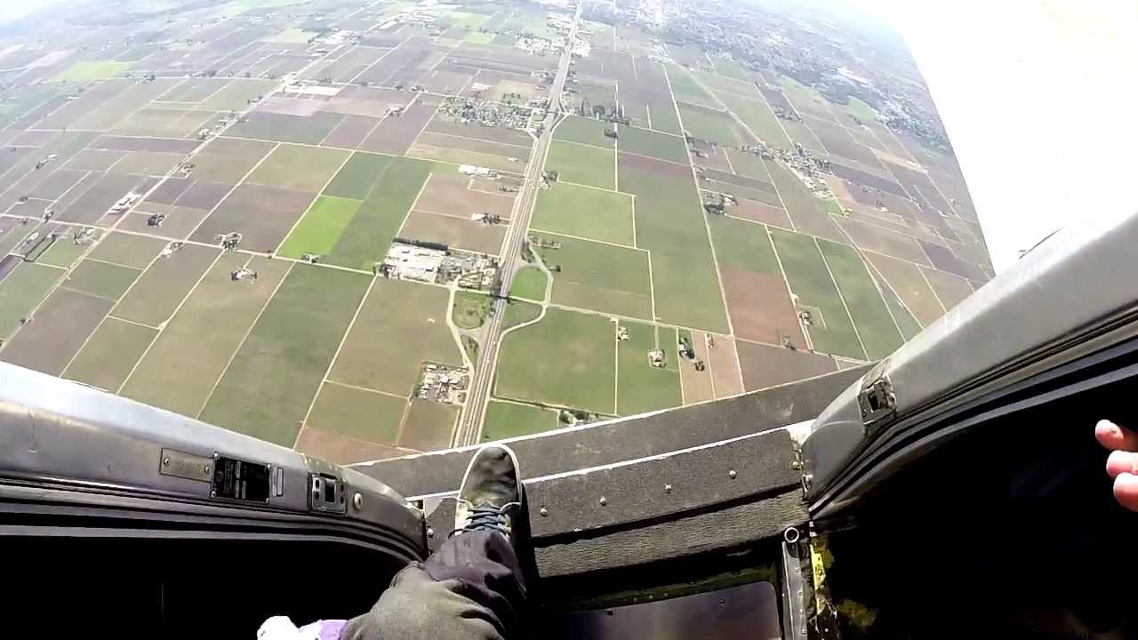 'Hop n Pop' Skydive over Lodi, CA | GoPro Hero 3+ | Parachute Center