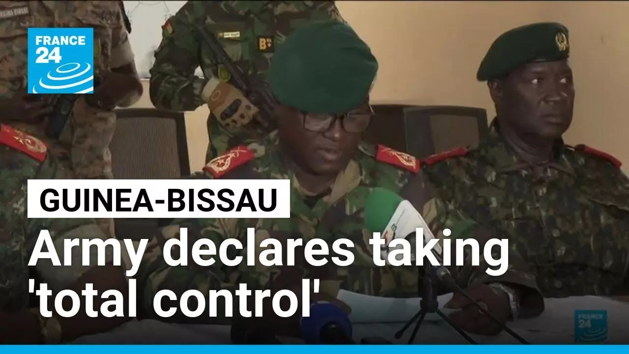Guinea-Bissau military officers declare taking 'total control' of country &bull; FRANCE 24 English