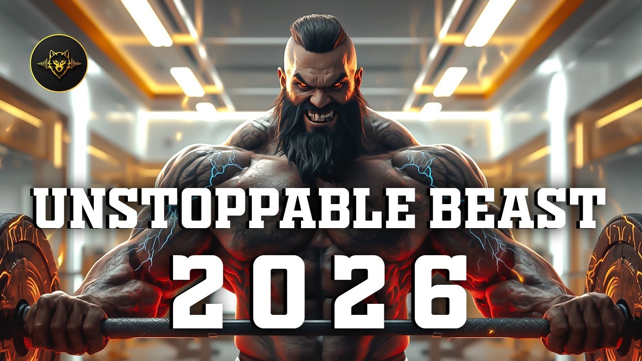 Лучшая мотивационная музыка для спортзала 2026 🛡️ Неудержимый зверь в режиме трэпа