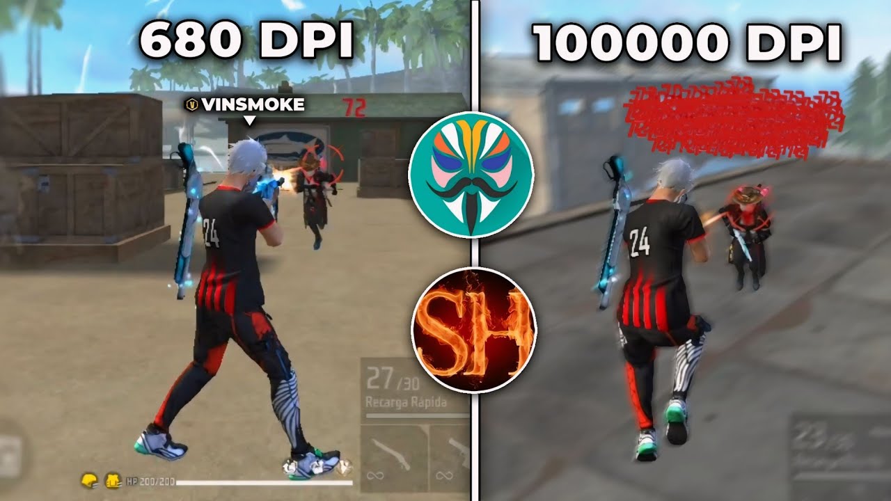 Passei 24h Usando o Hack Que Aumenta a DPI em 10000x até me denunciarem! (Nunca use) 😯🔥