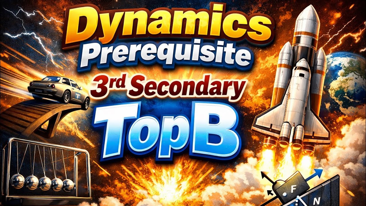 Dynamics prerequisite (كل اللي محتاج تعرفه قبل منهج ٣ ثانوي)
