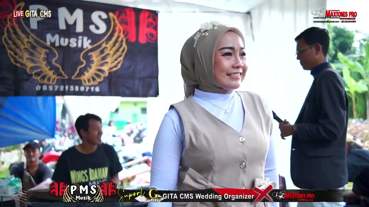 BUTA KARENA CINTA   LARAS PMS MUSIC - RESEPSI  RAHMA & WAHYUDI LAP HIJAU 007 GG NISIN