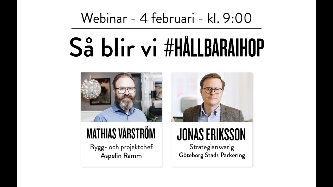 Webinar: Hur laddar vi för framtiden?
