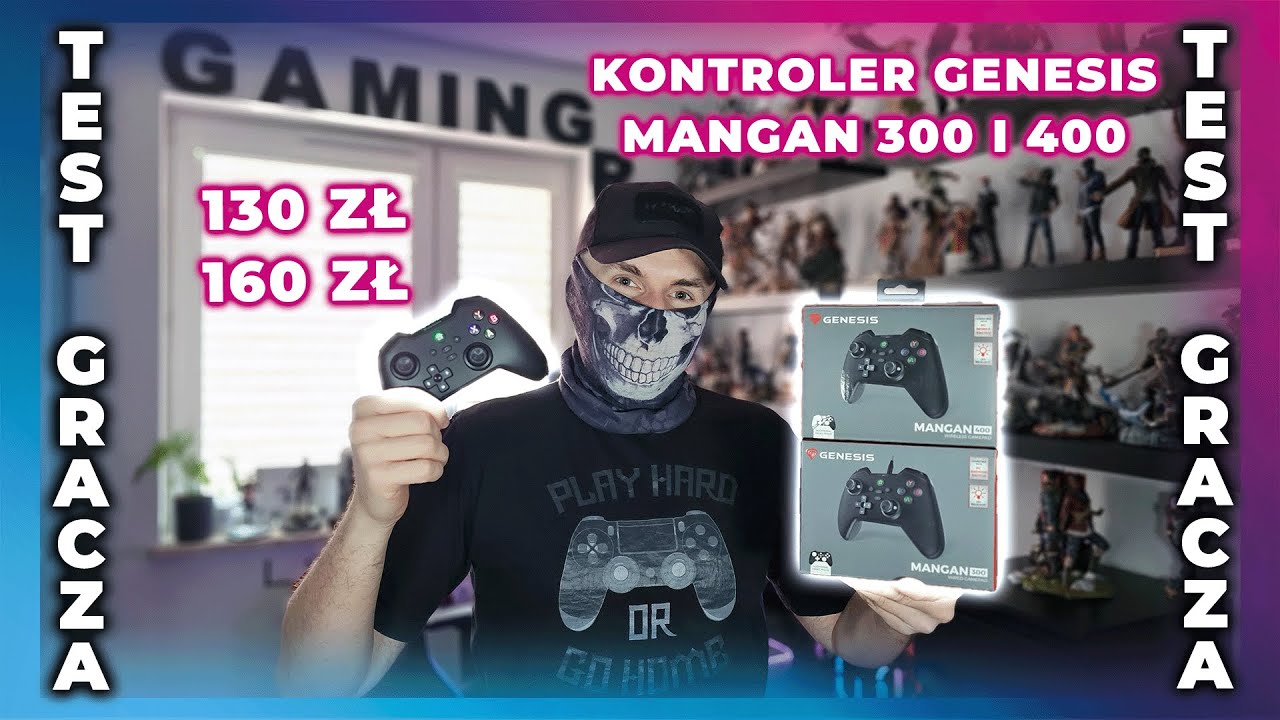 Kontroler GENESIS Mangan 300 i 400 - Tanie pady dla graczy - Test i Recenzja