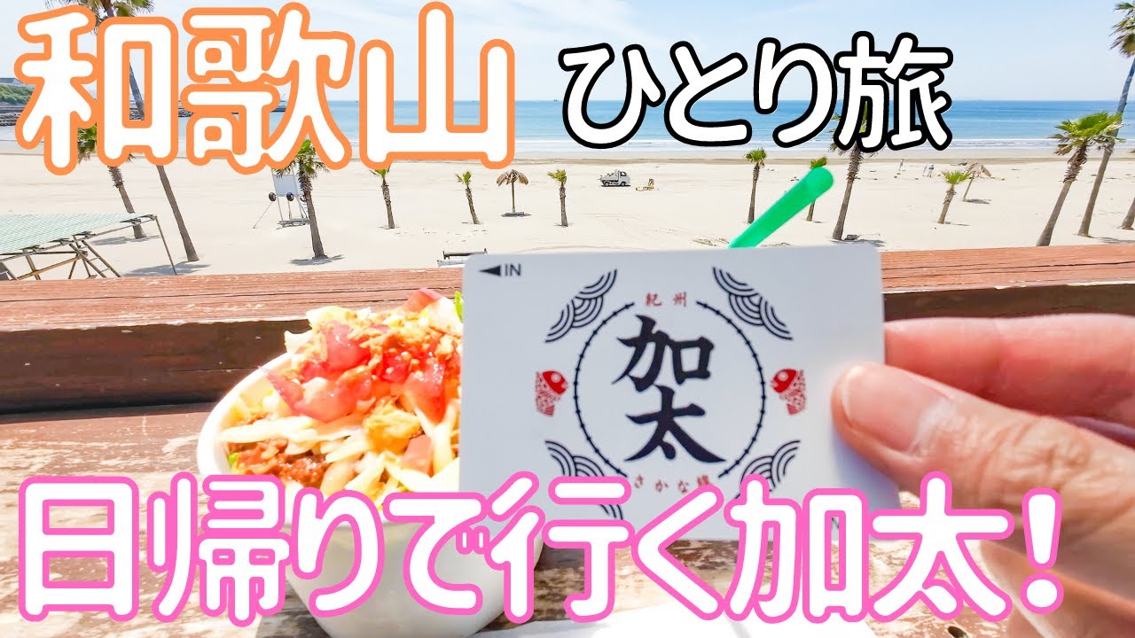 【和歌山】加太観光きっぷで行く日帰り加太の旅！ 男ひとり旅VLOG