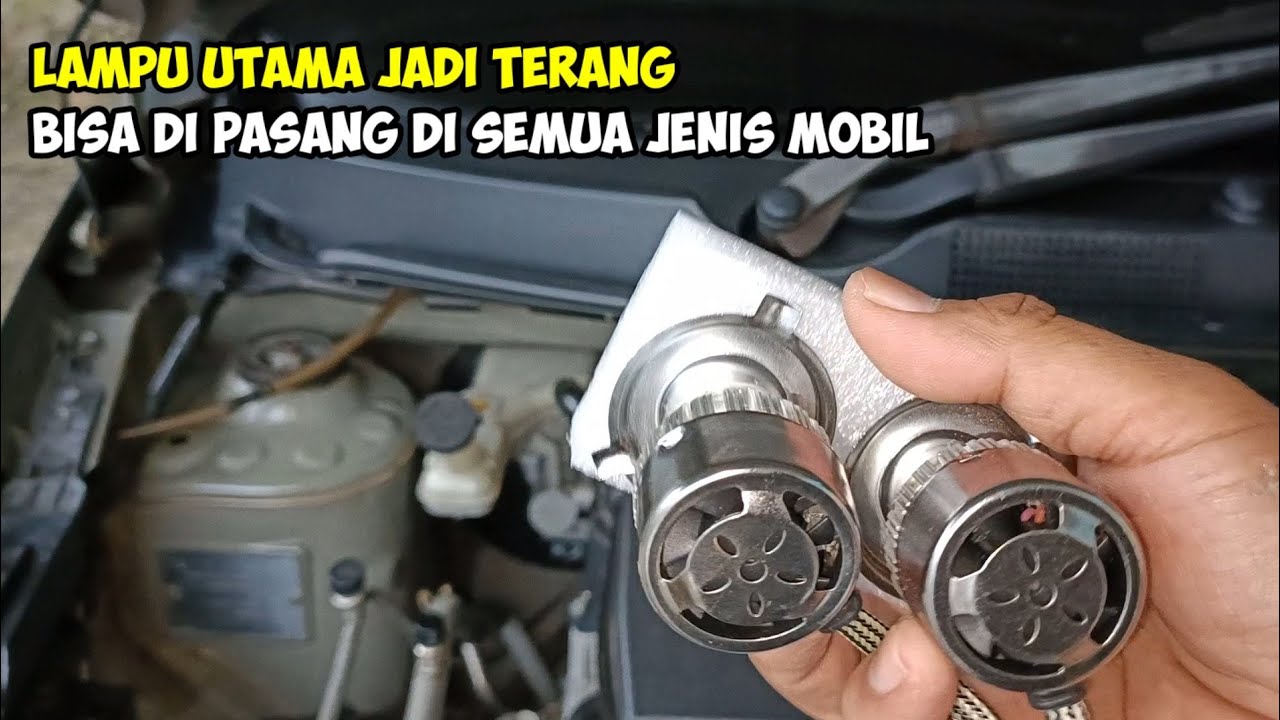 cara pasang lampu LED Headlight ke Datsun go | Techno channel