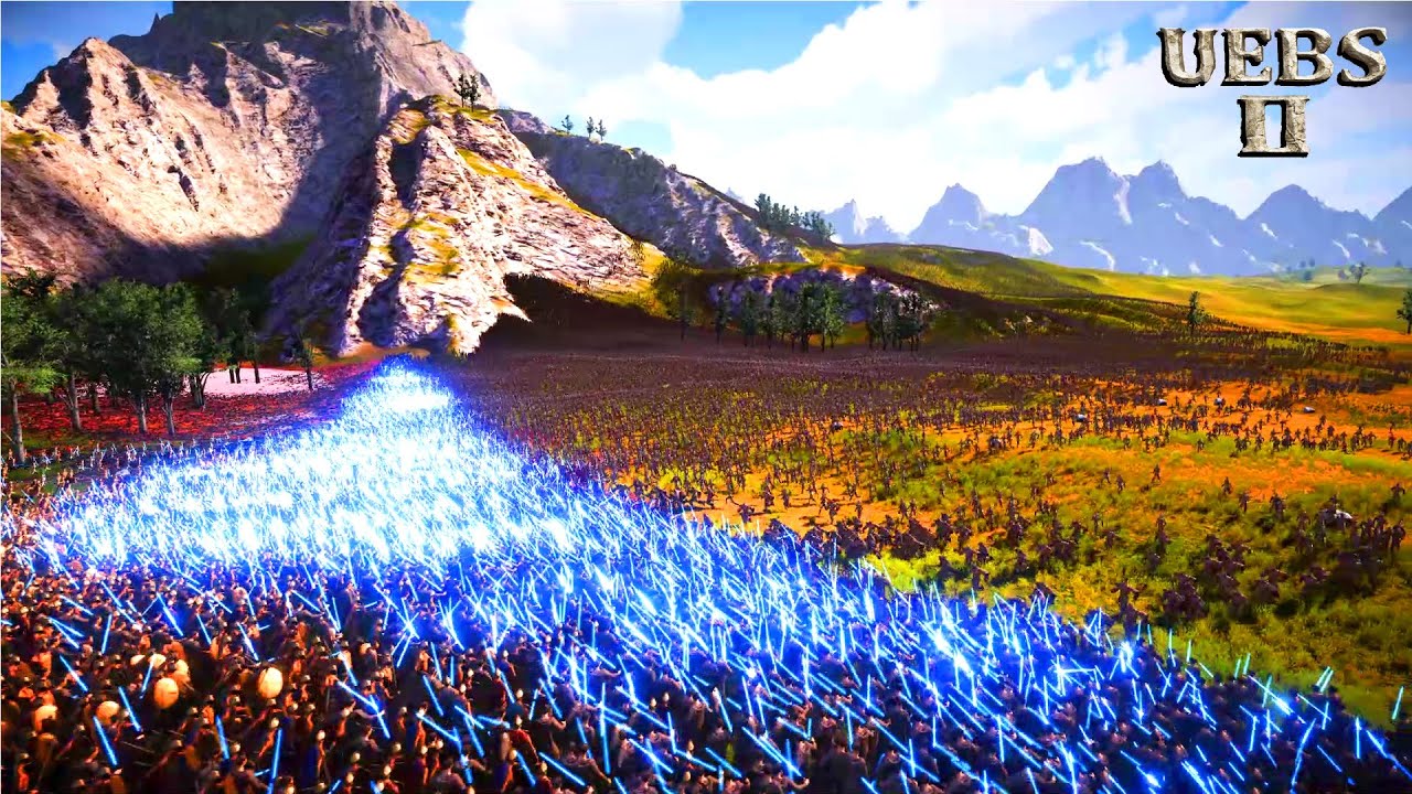 JEDIS & SPARTANS RESCUE HEROES FROM 2,000,000 ORCS | Ultimate Epic Battle Simulator 2 | UEBS 2